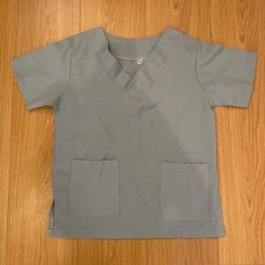 Unbranded Scrub Grey Top